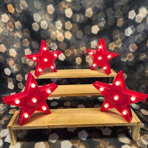 4 Pieces Star Night Lights LED